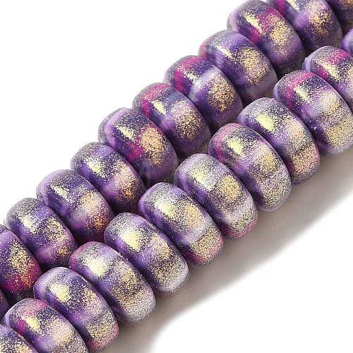 Handmade Polymer Clay Beads Strands CLAY-H006-03O-1