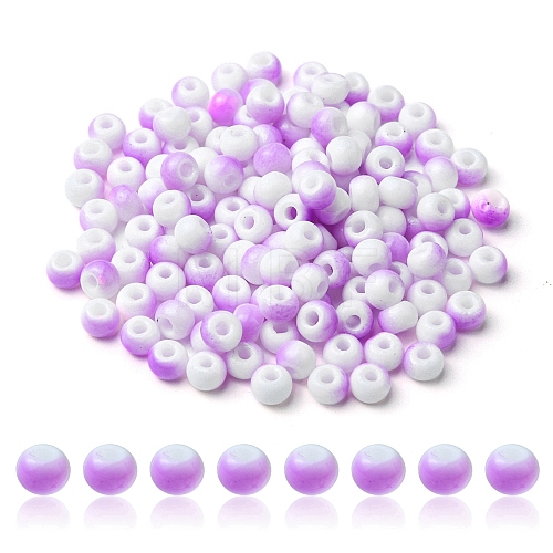 6/0 Opaque Glass Seed Beads SEED-YW0002-13C-1