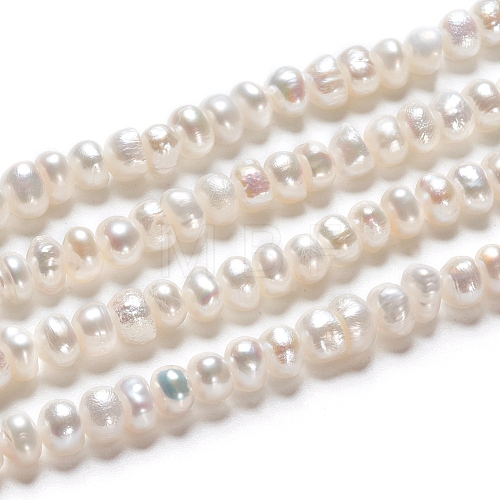 Natural Cultured Freshwater Pearl Beads Strands PEAR-I004-07B-1