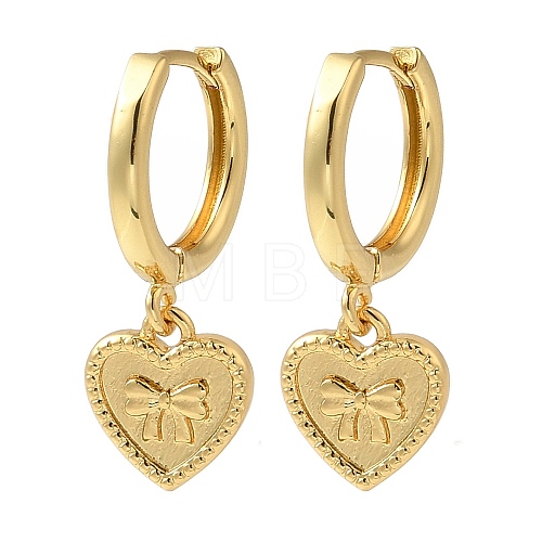 Rack Plating Brass Hoop Earrings EJEW-B062-42G-1