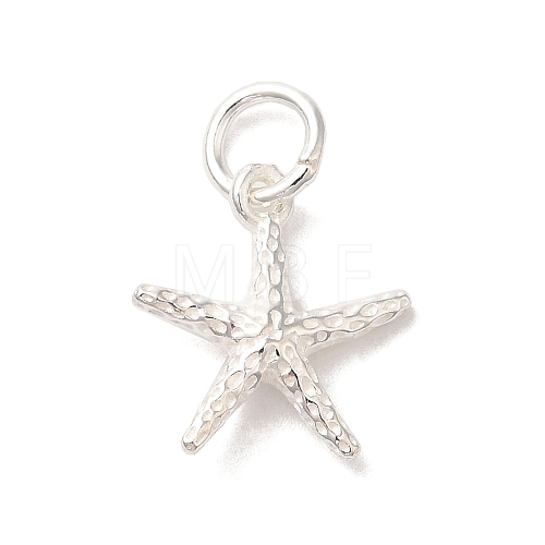 925 Sterling Silver Sea Animal Starfish Charms FIND-U013-16S-1