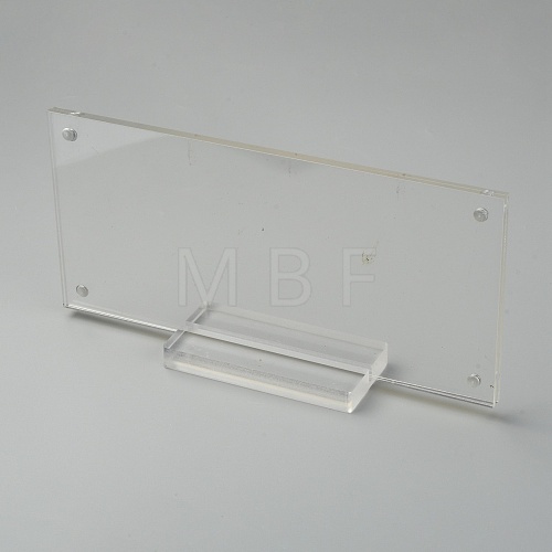 Transparent Acrylic Currency Display Frames ODIS-WH0002-29-1