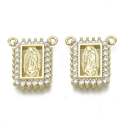 Brass Micro Pave Cubic Zirconia Pendants ZIRC-S061-196G-NF-1