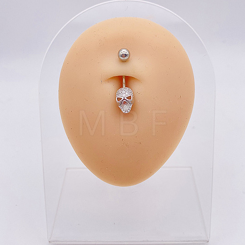 316L Surgical Stainless Steel Belly Rings WGDD0AB-20-1