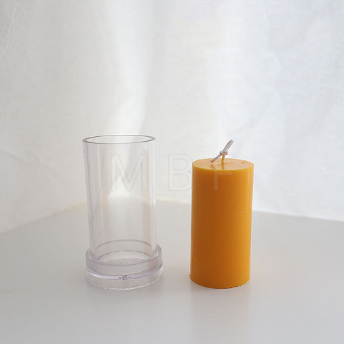 DIY Plastic Pillar Candle Molds CAND-PW0001-015A-1