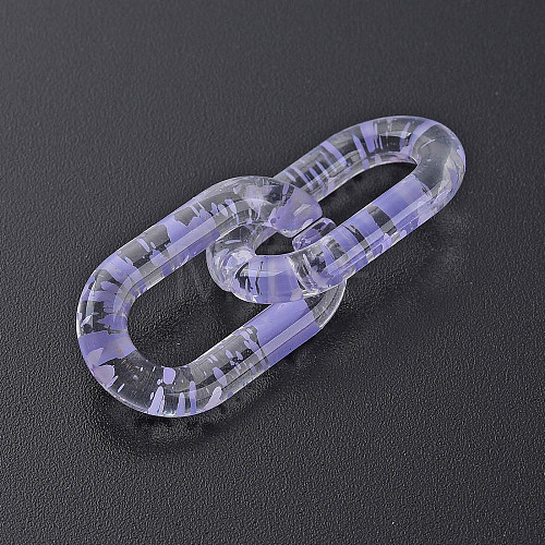 Transparent Acrylic Linking Rings OACR-N009-013B-18-1