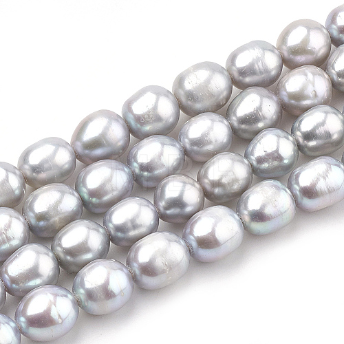 Natural Cultured Freshwater Pearl Beads Strands PEAR-N012-06U-1