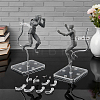 Adjustable Plastic Stand Base Action Figure Display Holder ODIS-WH0030-316A-4