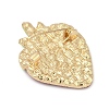 Fruit Zinc Alloy Rhinestone Brooches for Backpack Clothes JEWB-R068-02A-G-2