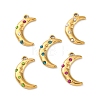 304 Stainless Steel Rhinestone Pendants STAS-M110-22G-1