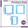 Plastic Tassel Maker Tool DIY-WH0591-559-2