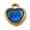 304 Stainless Steel Pendants STAS-Z199-02G-07-1