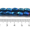 Electroplated Synthetic Magnetic Hematite Beads Strands G-P545-G01-02E-4