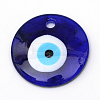 Handmade Evil Eye Lampwork Pendants LS-X-LAMP-R134-30mm-01-1