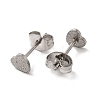 Non-Tarnish 304 Stainless Steel Haart Stud Earrings for Women EJEW-K243-02P-2