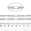 Iron Oval Link Chains CH-N004-09P-3