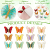 24Pcs 12 Colors Cloth Self Adhesive Patches FIND-FG0003-49-4