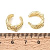 Brass Micro Pave Cubic Zirconia Cuff Earrings for Women CU-CBAE7DF-23G-5