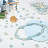 120Pcs 20 Styles Opaque Acrylic Enamel Beads OACR-SC0003-10-4