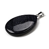 Synthetic Blue Goldstone Pendants G-F820-14P-04-2