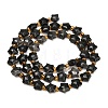 Natural Larvikite Beads Strands G-Z080-A29-8mm-3
