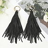 2Pcs PU Leather Tassel Pendant Keychains FIND-CL0002-41D-3