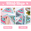 3Pcs 3 Colors Computerized Embroidery Cloth Iron on/Sew on Patches DIY-HY0001-06-5