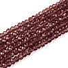 Glass Beads Strands EGLA-A034-T1mm-D13-1