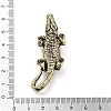 Brass Crocodile Figurines Statues for Home Desktop Feng Shui Ornament KK-A216-12AB-3