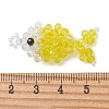 AB Color Plated Glass Pendants PALLOY-MZ01330-01-3