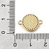 Religion Brass Micro Pave Clear Cubic Zirconia Connector Charms KK-G602-07G-04-3