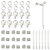 50 Pieces DIY Ribbon Ends Making Kits DIY-YW0001-99C-P-1