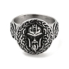 304 Stainless Steel Ring RJEW-B055-04AS-11-2