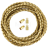 5M Round Braided PU Leather Cords WL-CL0001-33B-7