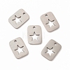 201 Stainless Steel Charms STAS-E188-01P-2