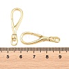 Brass Swivel Lobster Claw Clasps KK-P353-02G-3