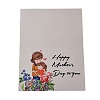 Mother's Day Gift Cards AJEW-E058-01E-2