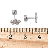 304 Stainless Steel Stud Earrings for Women EJEW-E603-05G-P-2