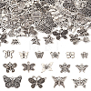 90Pcs 15 Style Tibetan Style Alloy Pendants FIND-TA0003-54-2