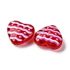 Glass Enamel Beads GLAA-Q125-01A-04-5