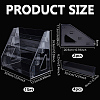 4-Tier Acrylic Display Riser Stands for Cosmetic Jewelry ODIS-WH0043-217B-5