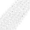 Electroplate Transparent Glass Beads Strands EGLA-A035-T6mm-A19-1