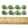 20Pcs Opaque Acrylic Beads MACR-FS0002-28B-5