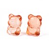 Baking Paint Transparent Glass Beads DGLA-N018-02H-2