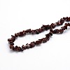 Natural Mahogany Obsidian Beads Strands X-G-O049-A-32-3