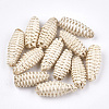 Handmade Reed Cane/Rattan Woven Beads X-WOVE-T006-102-1