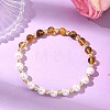 Women's Natural & Synthetic Shell Bracelets BJEW-JB13725-1