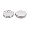 Tarnish Resistant 304 Stainless Steel Cabochon Settings STAS-P249-16C-P-2