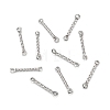 Tarnish Resistant 304 Stainless Steel Link Connectors STAS-Z034-18A-P-1