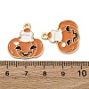 Halloween Alloy Enamel Pendants STAS-I354-01G-B01-3
